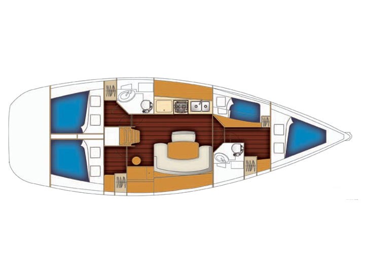 Cyclades 43.4 - Yacht Charter Sailica