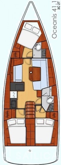 Oceanis 41.1 - Yacht Charter Sailica