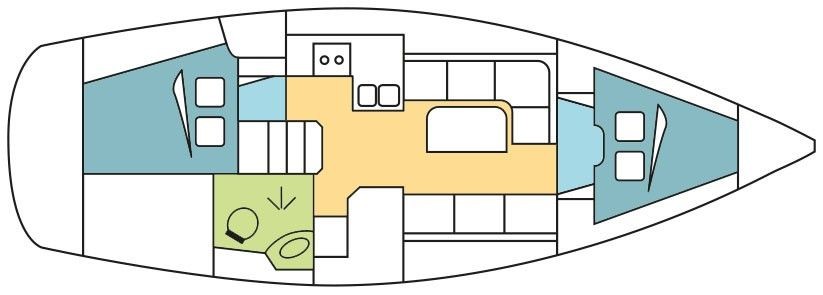 Bavaria 34 Cruiser - Yacht Charter Sailica
