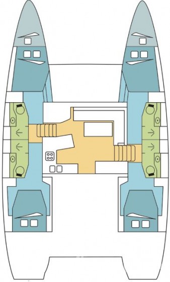 Lagoon 450  Flybridge - Yacht Charter Sailica