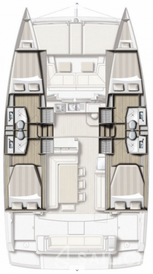 Bali 4.1 - Yacht Charter Sailica