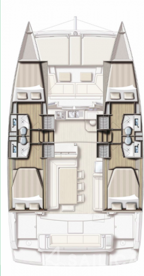 Bali 4.1 - Yacht Charter Sailica