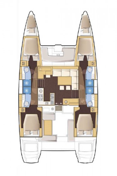 Lagoon 450  Flybridge - Yacht Charter Sailica