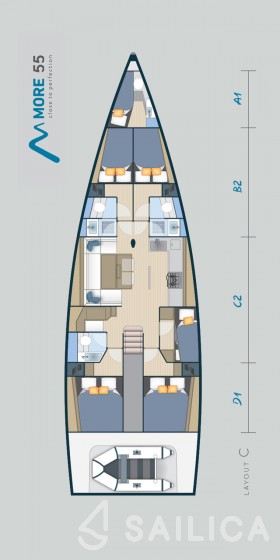 More 55 - Yacht Charter Sailica