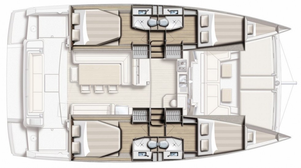 Bali 4.1 - Yacht Charter Sailica
