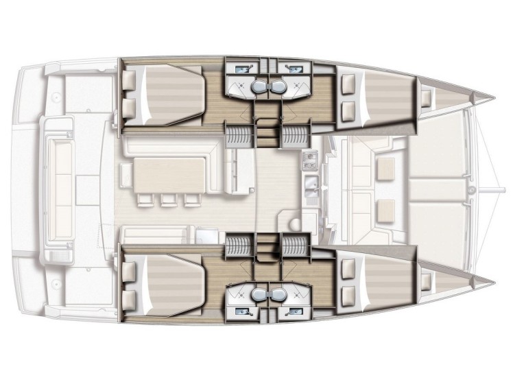 Bali 4.1 - Yacht Charter Sailica