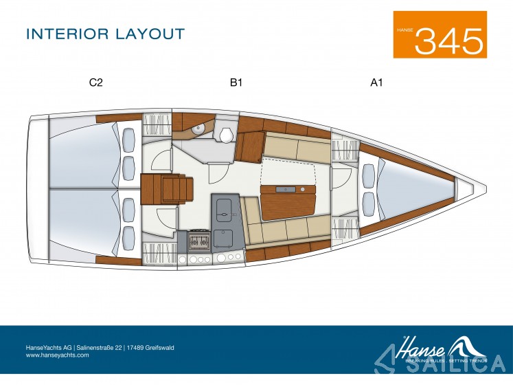 Hanse 345 - Yacht Charter Sailica