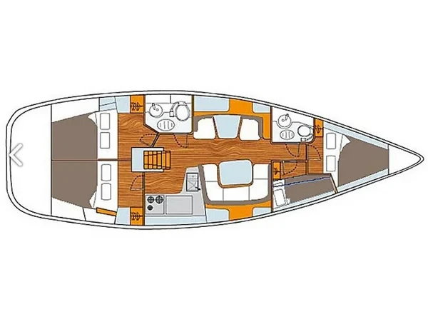 Sun Odyssey 43 DS - Yacht Charter Sailica