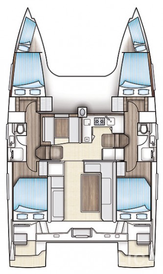 Nautitech 40 open NEW - 4 + 2 cab. - Yacht Charter Sailica