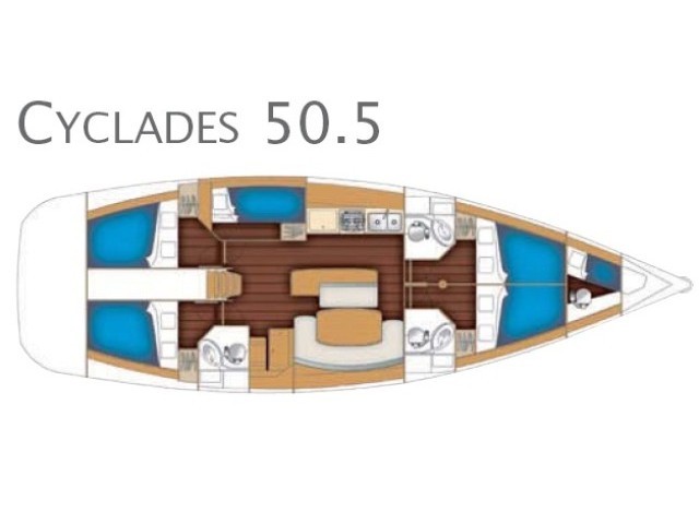 Cyclades 50.5 - Yacht Charter Sailica