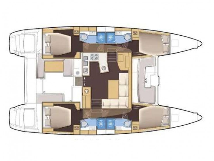 Lagoon 450  Flybridge - Yacht Charter Sailica