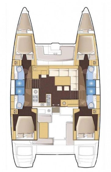 Lagoon 450  Flybridge - Yacht Charter Sailica