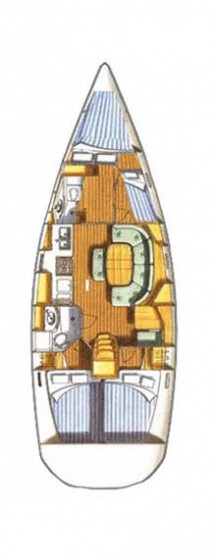 Oceanis Clipper 411 - 4 cab. - Yacht Charter Sailica