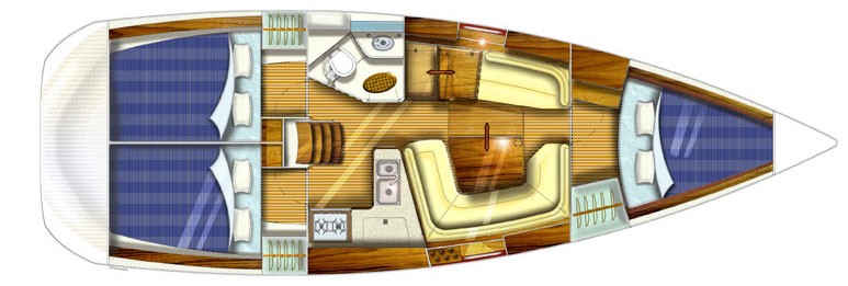 Sun Odyssey 35 - Yacht Charter Sailica