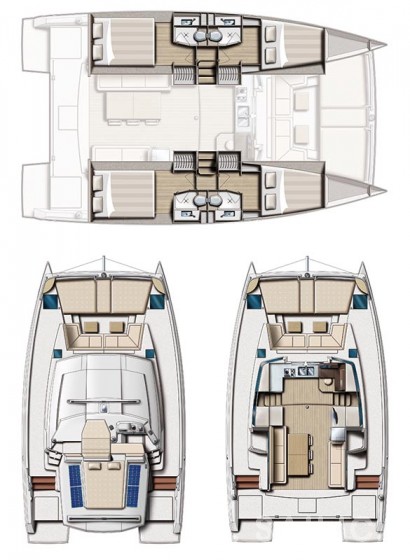 Bali 4.0 - 4 cab. - Yacht Charter Sailica
