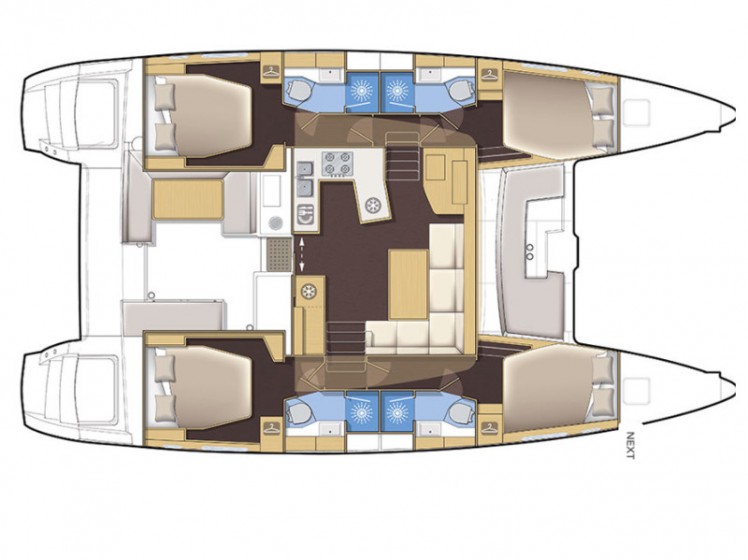 Lagoon 450  Flybridge - Yacht Charter Sailica