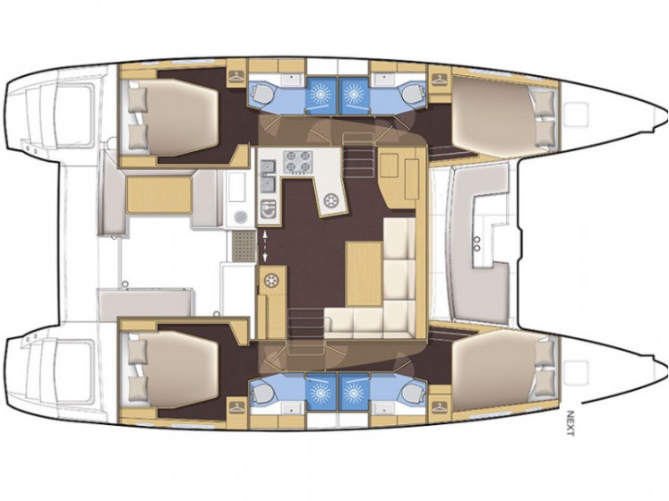 Lagoon 450  Flybridge - Yacht Charter Sailica