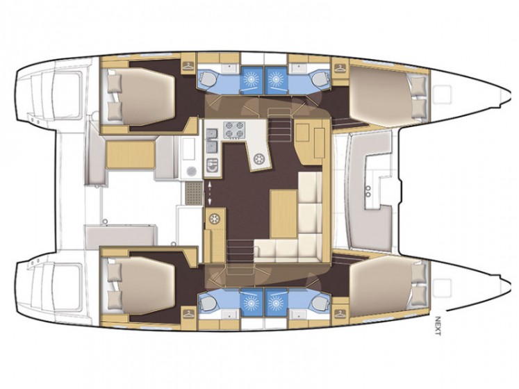 Lagoon 450  Flybridge - Yacht Charter Sailica
