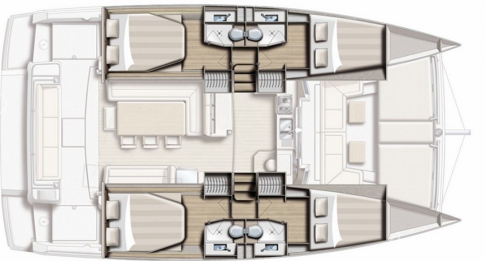 Bali 4.1 - Yacht Charter Sailica