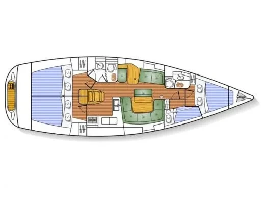 Sun Odyssey 43  - Yacht Charter Sailica