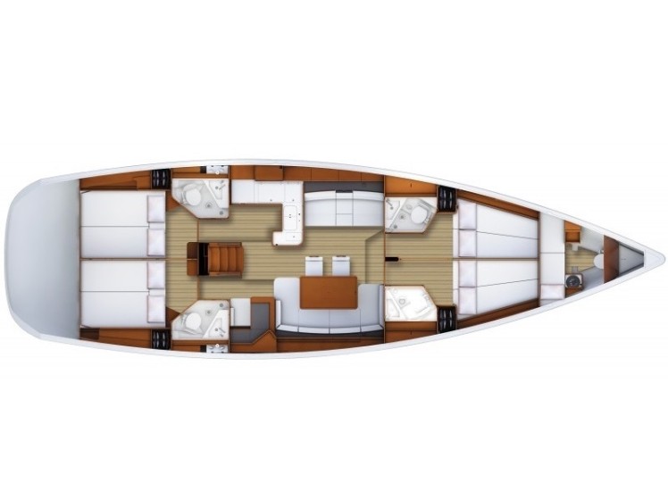 Jeanneau 53 - Yacht Charter Sailica