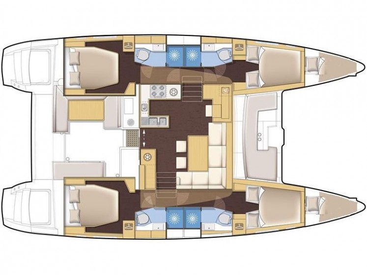 Lagoon 450  Flybridge - Yacht Charter Sailica