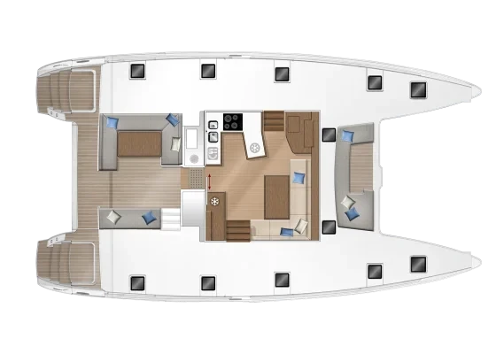 Lagoon 450  Flybridge - Yacht Charter Sailica