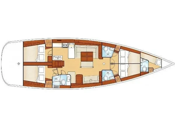 Oceanis 54 - Yacht Charter Sailica