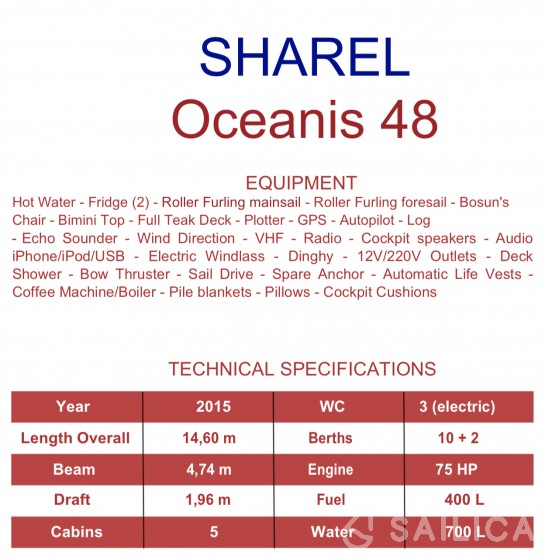 Oceanis 48 - Yacht Charter Sailica