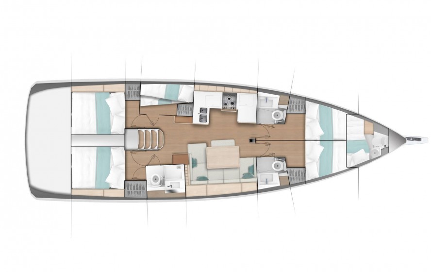 Sun Odyssey 490 - Yacht Charter Sailica