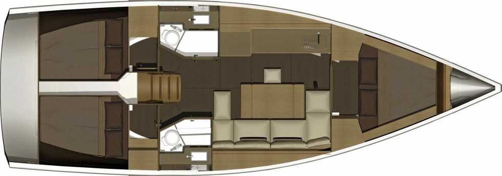 Dufour 382 GL - Yacht Charter Sailica