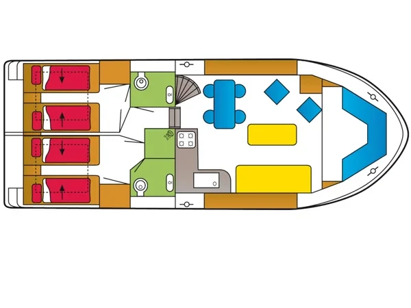 De Drait Safari Houseboat 1050 - Yacht Charter Sailica