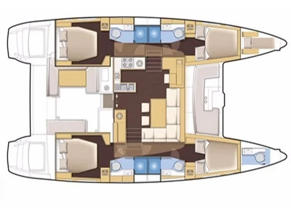 Lagoon 450  Flybridge - Yacht Charter Sailica