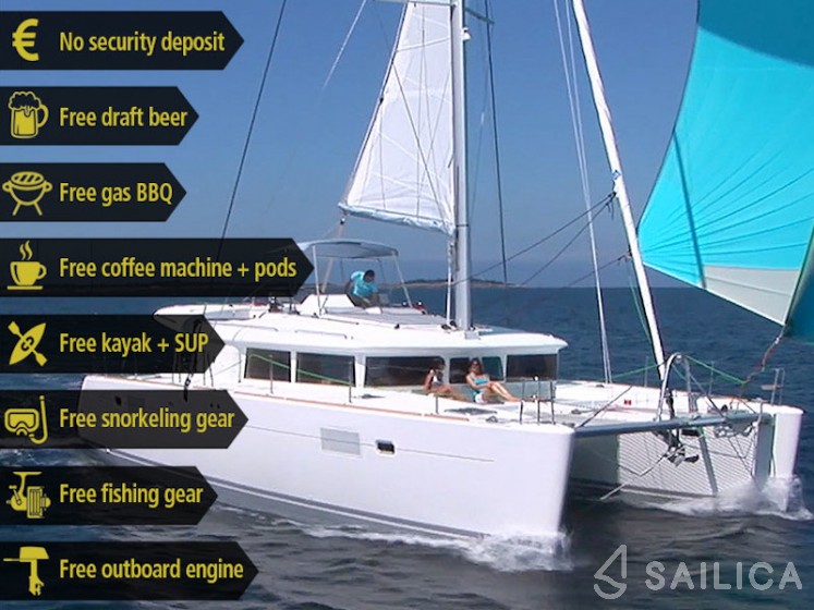 Lagoon 450  Flybridge - Yacht Charter Sailica