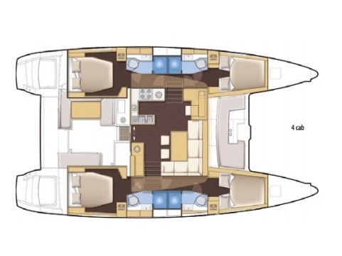 Lagoon 450  Flybridge - Yacht Charter Sailica