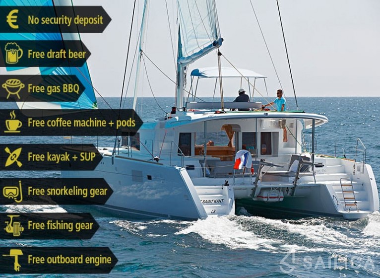 Lagoon 450  Flybridge - Yacht Charter Sailica