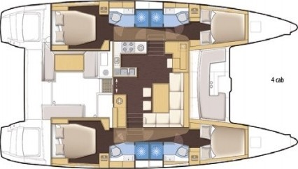 Lagoon 450  Flybridge - Yacht Charter Sailica