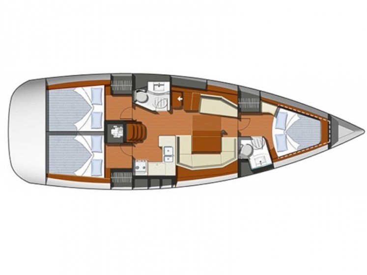 Sun Odyssey 42 i - Yacht Charter Sailica