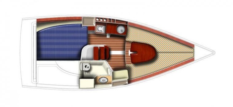 SUN 2500 - Yacht Charter Sailica