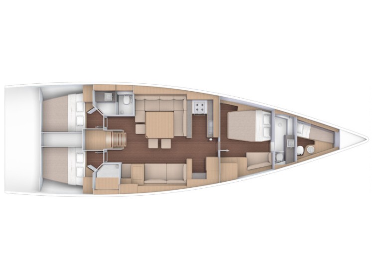 Dufour 56 Exclusive - Yacht Charter Sailica