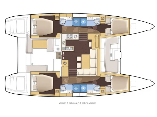 Lagoon 450  Flybridge - Yacht Charter Sailica