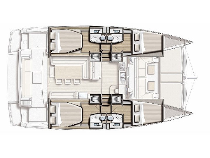 Bali 4.1 - Yacht Charter Sailica