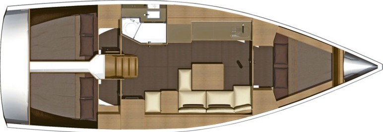Dufour 382 GL - Yacht Charter Sailica