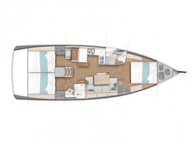 Sun Odyssey 440 - Yacht Charter Sailica