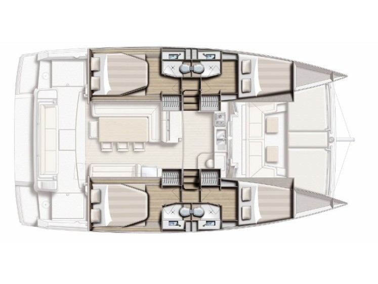 Bali 4.1 - Yacht Charter Sailica