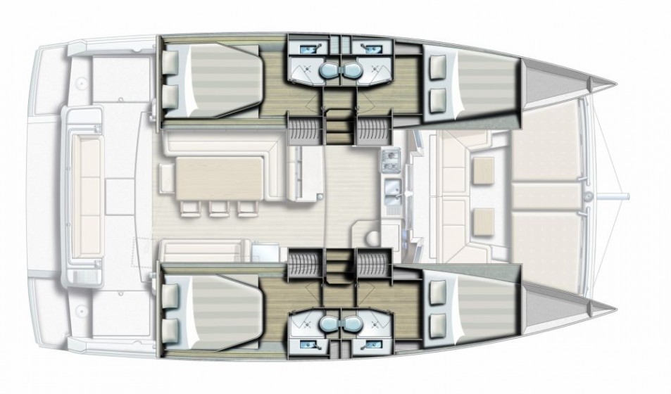 Bali 4.1 - Yacht Charter Sailica
