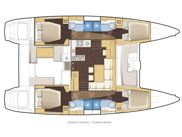 Lagoon 450  Flybridge - Yacht Charter Sailica