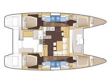 Lagoon 450  Flybridge - Yacht Charter Sailica