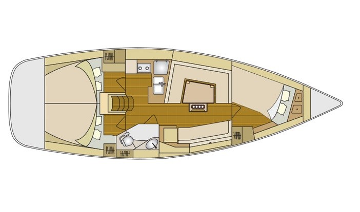 Elan 394 impression - Yacht Charter Sailica