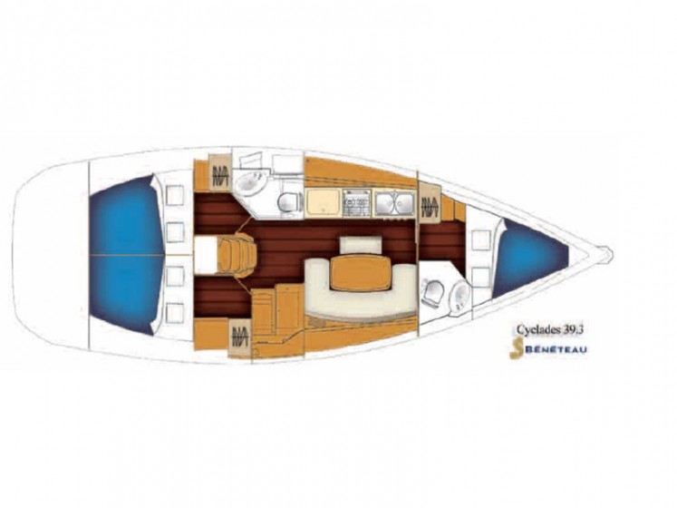 Cyclades 39.3 - Yacht Charter Sailica